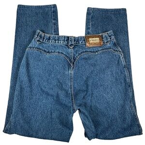 Lawman 90s western vintage high rise Blue Jeans bareback cowgirl punchy mom